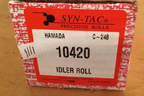 Syn-Tac 10420  Crestline Ink Idler Printer Rollers For Hamada C248