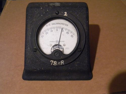 general electric d-c galvanometer model ahr276 type do-41  volt meter steam punk