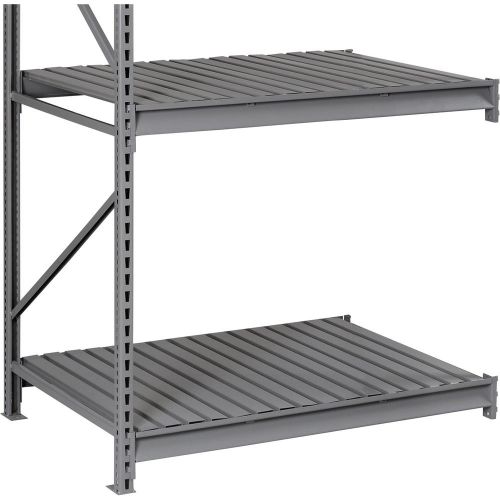 Tennsco bulk storage rack add-on 72inwx48indx96inh steel decking bu-724896camg for sale