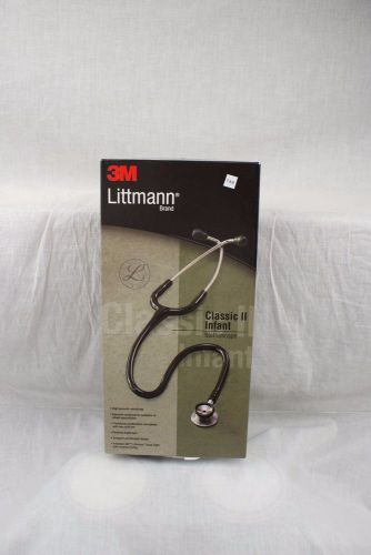 3m littmann classic ii infant stethoscope black 2114 ta6 for sale