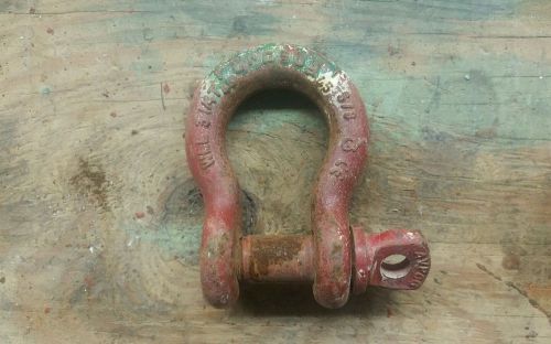 CROSBY WLL 3-1/4 TON, 5/8&#034; SCREW PIN SHACKLE / CLEVIS