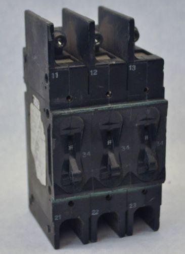 Airpax Sensata 219-3-2600-453 3P 34 A 480V HH83XB453 Circuit Breaker