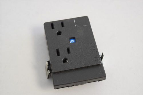 Haworth PRD-3B Cubicle Electrical Power Distribution Outlet Receptacle Black
