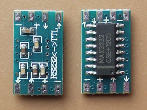 10pcs mini rs232 to ttl converter module board adapter max3232cse 120kbps 3-5v for sale