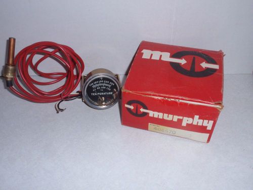 Murphy SR-21 91-05-34 Switch Gauge Water Temp 130-250*F Model No. 404470