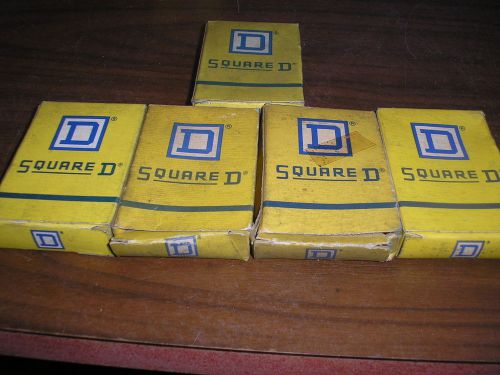 5 SQUARE D, C75, OVERLOAD RELAY THERMAL UNITS. NEW