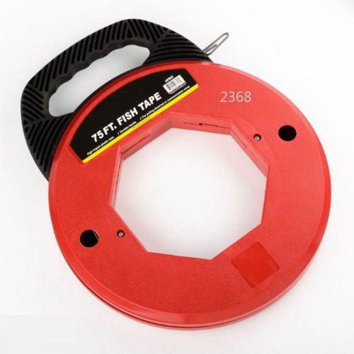 75 ft fish tape, steel cable, wire pulling tools for sale