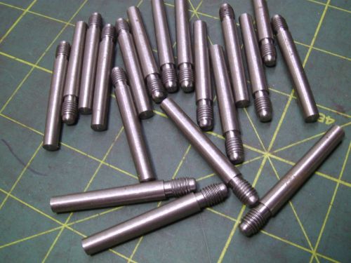 (19)threaded taper dowel pins #4 x 1-1/2 large end dia 0.248 1/4-28 thrds #52249 for sale