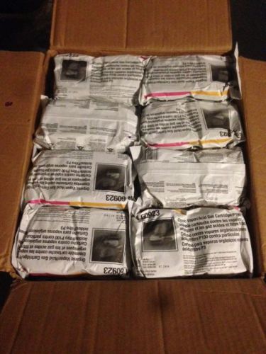 3M 60923 30 PACKS ORGANIC VAPOR ACID GAS CARTRIDGES P100 FILTER LOT UNOPENED