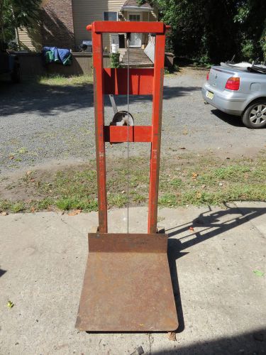 Wesco lift hand truck / cart  table lee wesco  die table presto for sale