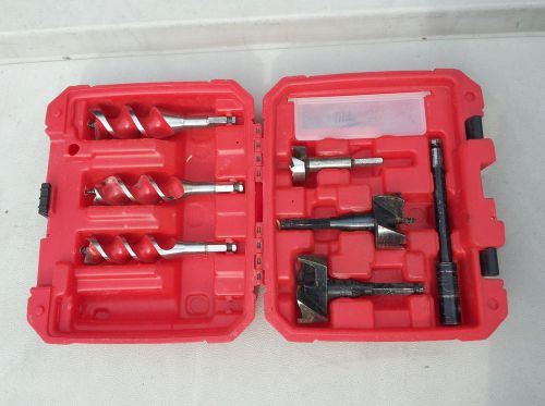 Milwaukee 49-22-0065 7 piece plumbers self feed bit set kit for sale