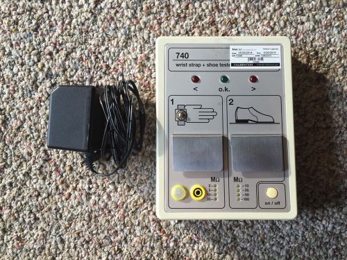 3m model 740 wrist / foot strap anti static esd bench tester for sale