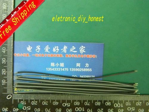 100pcs 2pin double tinned wire black+gray 115mm long wire electronic cable#Q111
