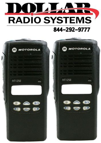 2 New Refurbished Front Housing for Motorola HT1250 16CH Two Way Radios 