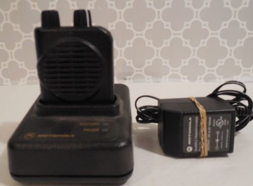 VHF Motorola Minitor 4 IV Pager Fire Ems Model A03KUS9239BC w/Charger