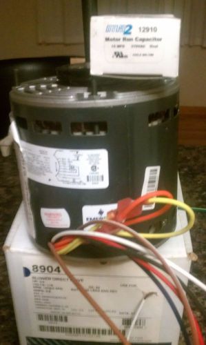 Emerson 8904 3/4 hp direct drive blower motor  free capacitor     free shipping for sale