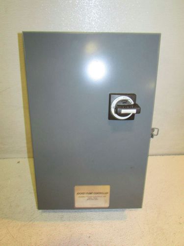 Sunbelt power controls s-10b jockey pump controller 480v 5hp 3 phase 10 fla for sale
