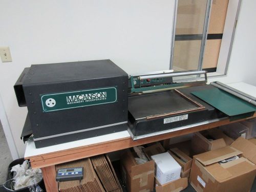 Macanson Table Top Heat Shrink Wrap Machine - Tunnel  T-108 No Reserve