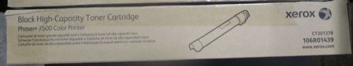 Xerox OEM 106R01439  Phaser 7500 High Capacity Black Laser Toner Cartridge