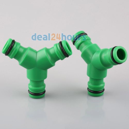 3 ways y-piece water hose pipe tube plumbing connector joiner splitter plastic for sale