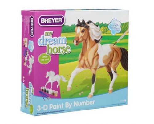 Breyer 3d paint by number kit paint paint brushes model horse christmas gift for sale