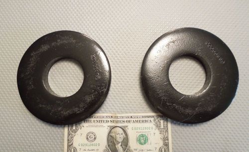 Heavy washer 5.25 OD 2.227 ID lot of 2 washers gillig 90036118