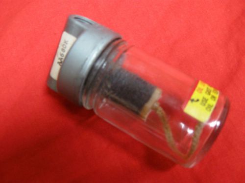 NEW GAST vacuum pump AA680K glass jar intake filter lubricator, 1/4&#034; npt in/out