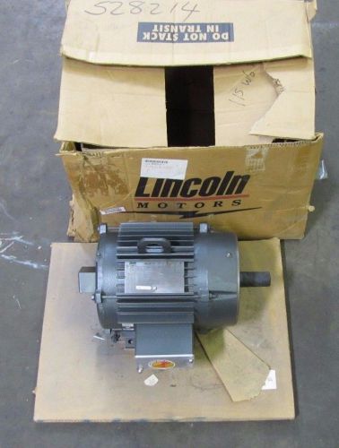 LINCOLN AN4S5TC61Q10 5HP 5 HP 1750 RPM 230/460V 3PH INVERTER DUTY MOTOR NIB