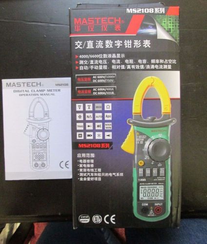 MASTECH MS2108A 400 AC DC Current Clamp Meter (J275)