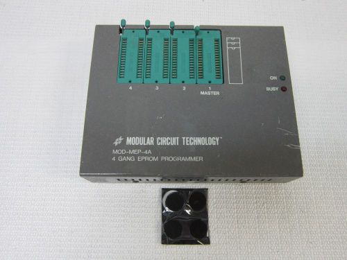 Modular circuit technology mod-mep-4a 4-gang eprom programmer unit for sale
