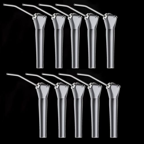 10pcs Dental Air Water Spray Triple/3 Way Syringe with 20 Nozzles Tips Tubes