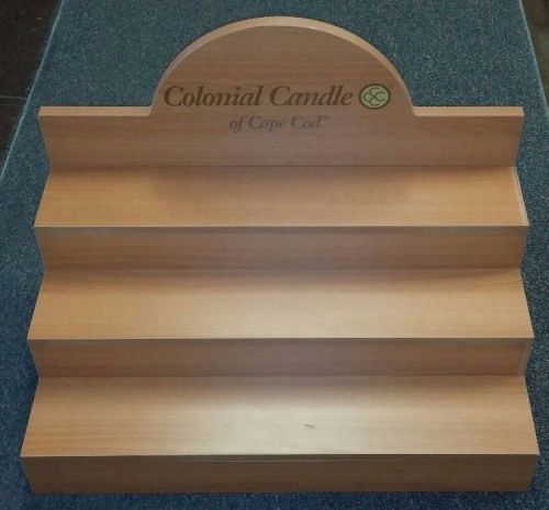 Retail Store Display - Wooden - 3 Levels - Colonial Candle - USED