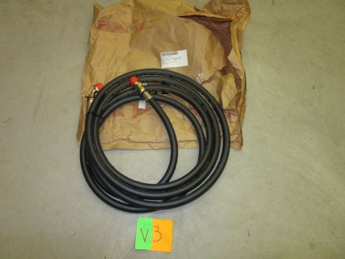 16&#039; parker parflex hydraulic hose 590-8 wp 3500 psi 1/2&#034; id 55 series fitting for sale