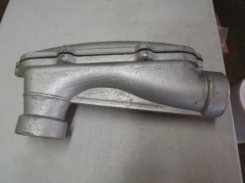 Cooper crouse hinds 90 deg condulet conduit bodies 2 1/2&#034; elbow lbd7700 new for sale