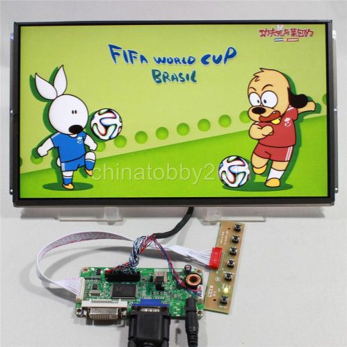 DVI VGA LCD controller board with 13.3inch LP133WD1 SLA1 1600x900 ips lcd panel
