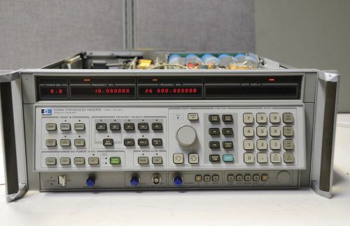 HP Agilent Keysight 8340B-004 Synthesized Sweeper, 10 MHz to 26.5 GHz For Parts