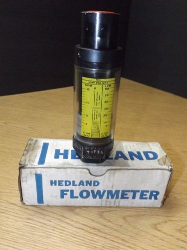 Hedland Flowmeter 326H4 3000 PSI 0-15 GPM 60 LPM