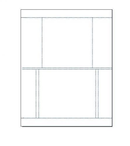 CD Tray Liner &amp; Front Insert Set Gloss White Laser 100 Sheets/100 Sets 20526C