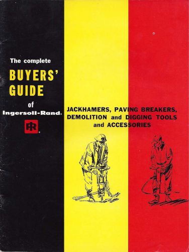 INGERSOLL RAND OLD (1965-66) BROCHURE-THE COMPLETE BUYERS&#039; GUIDE