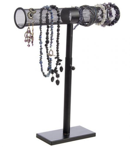 14.3&#034; x 3.4&#034;, Height 12-16.3&#034; Adjustable Jewelry Display for Bracelets, Chains &amp;