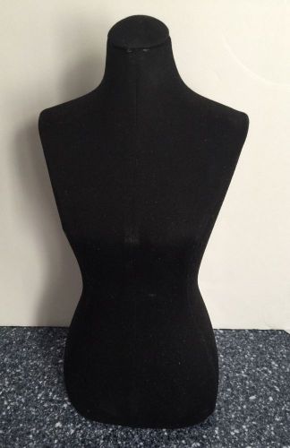 Female Mini Dress Form Mannequin 16 INCH DRESS FORM BLACK JEWELRY DISPLAY