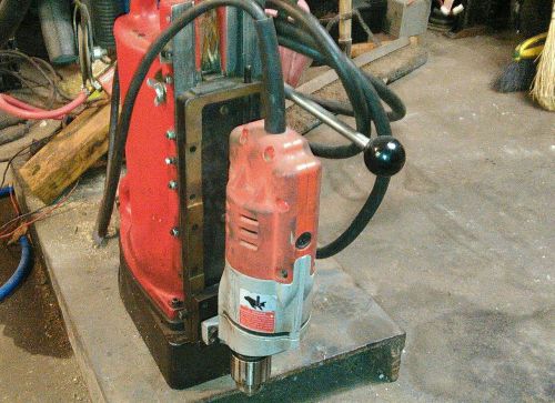 Milwaukee adjustable magnetic drill press 12.5 amp 1/2 chuck for sale