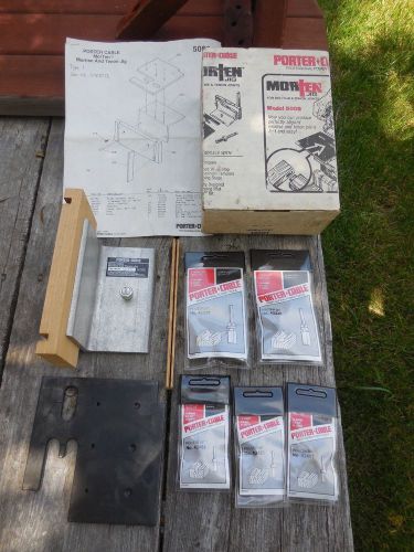 Porter cable model 5009 morten jig and pc router bits for sale