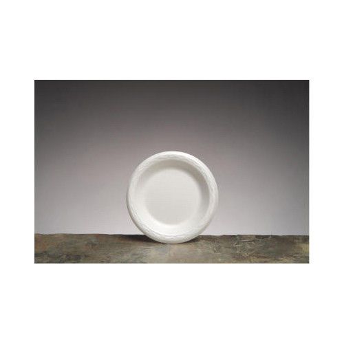 Genpak 6&#034; Celebrity Foam Round Plates in White