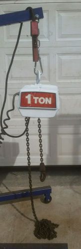 Coffing 1 ton electric chain hoist 230/460 volts for sale