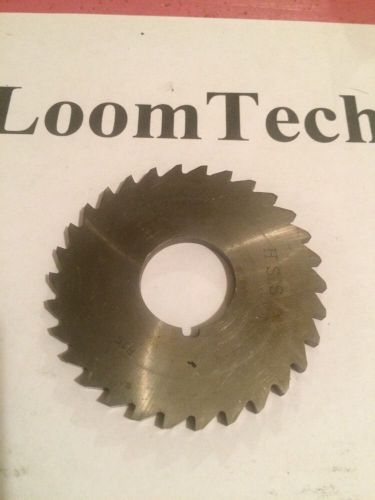 Used Milling Cutter Slitting Saw 3 X 11/64 X 1 HSS Brown And Sharpe