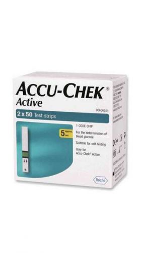 ACCU CHEK Active 200 Test Strips Tracking number Blood Glucometer Diabetes