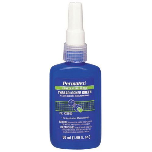Devcon threadlocker penetrating grade container size: 50 ml. bottle color: green for sale