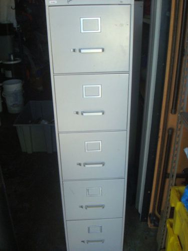 VERY NICE HOLGA QUALITY FIVE DRAWER OFFICE FILING FILE CABINET