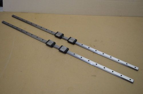 Cpc linear rail bearing slides mr15m, 830mm, 4 blocks smooth motion cnc actuator for sale